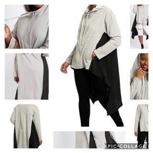 DUBGEE BY WHOOPI - HI LOW ZIP UP HOODIE